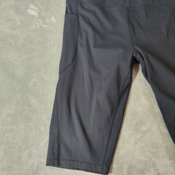 Baleaf Womens Shorts 2XL Plus Biker Black Poly Blend LONG Lightweight BLA144E - Picture 4 of 10